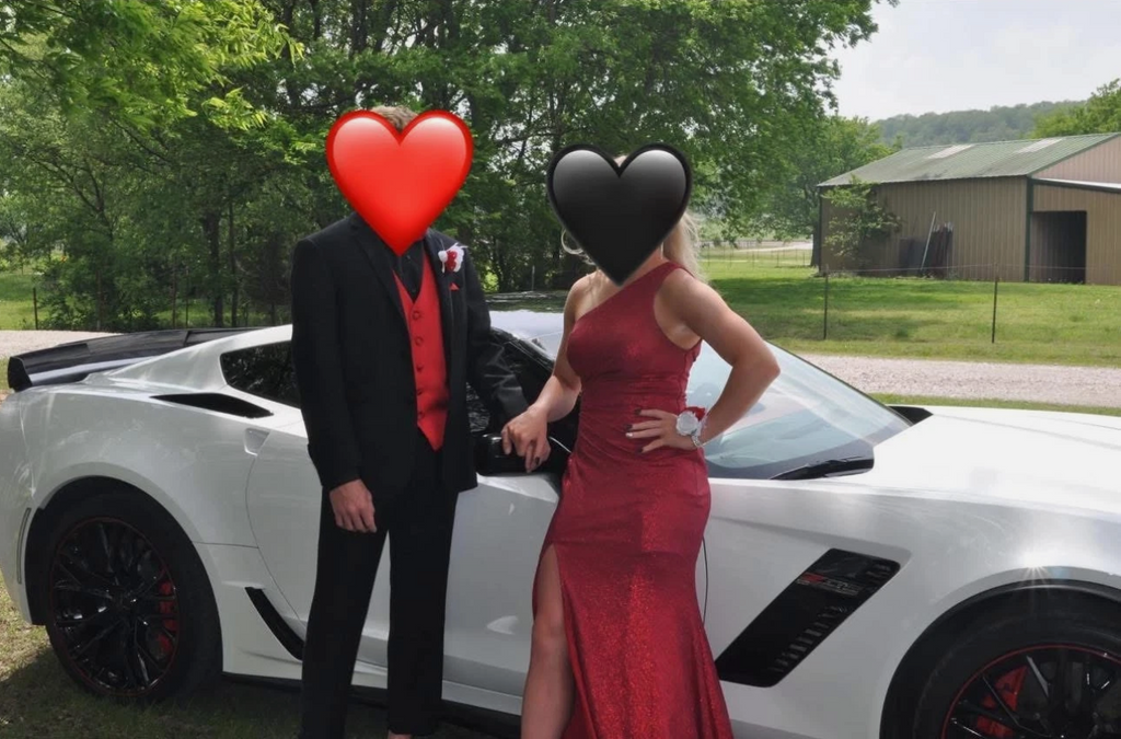 Long Red One Shoulder High Slit Prom Dress Size 2 Formal Gown Event