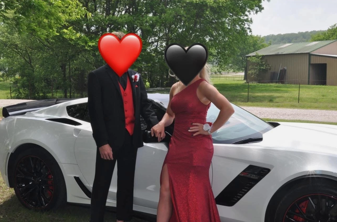 Long Red One Shoulder High Slit Prom Dress Size 2 Formal Gown Event