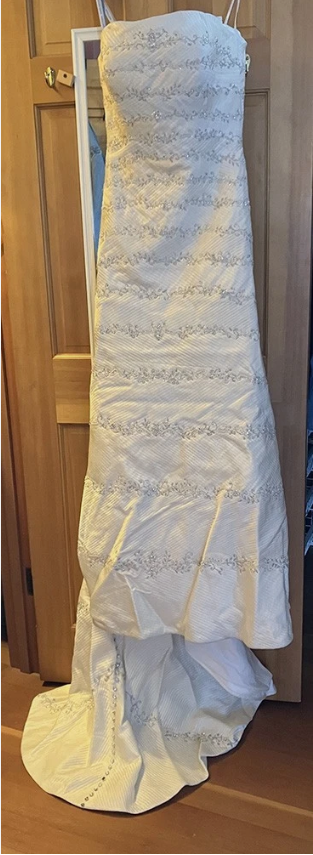 NWOT - Matthew Christopher "Metropolitan" designer wedding gown