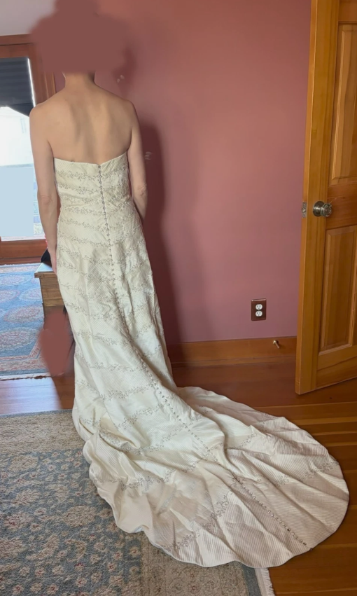 NWOT - Matthew Christopher "Metropolitan" designer wedding gown