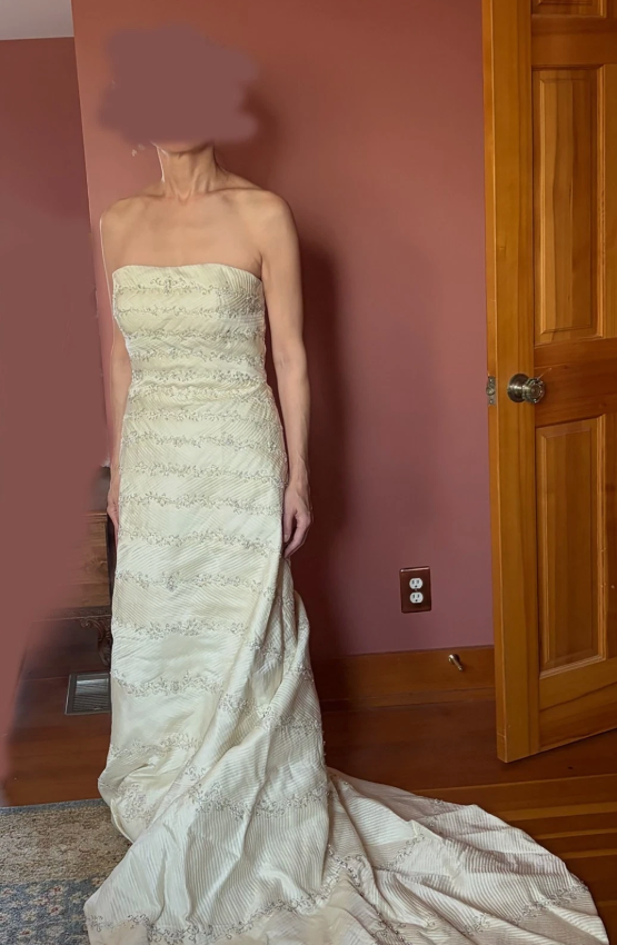 NWOT - Matthew Christopher "Metropolitan" designer wedding gown